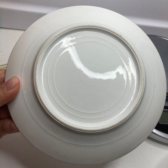 Gold & Floral Hand Painted Mayo Bowl Saucer Ladle Set 3 Piece Nippon M in Wreath - Picture 10 of 13